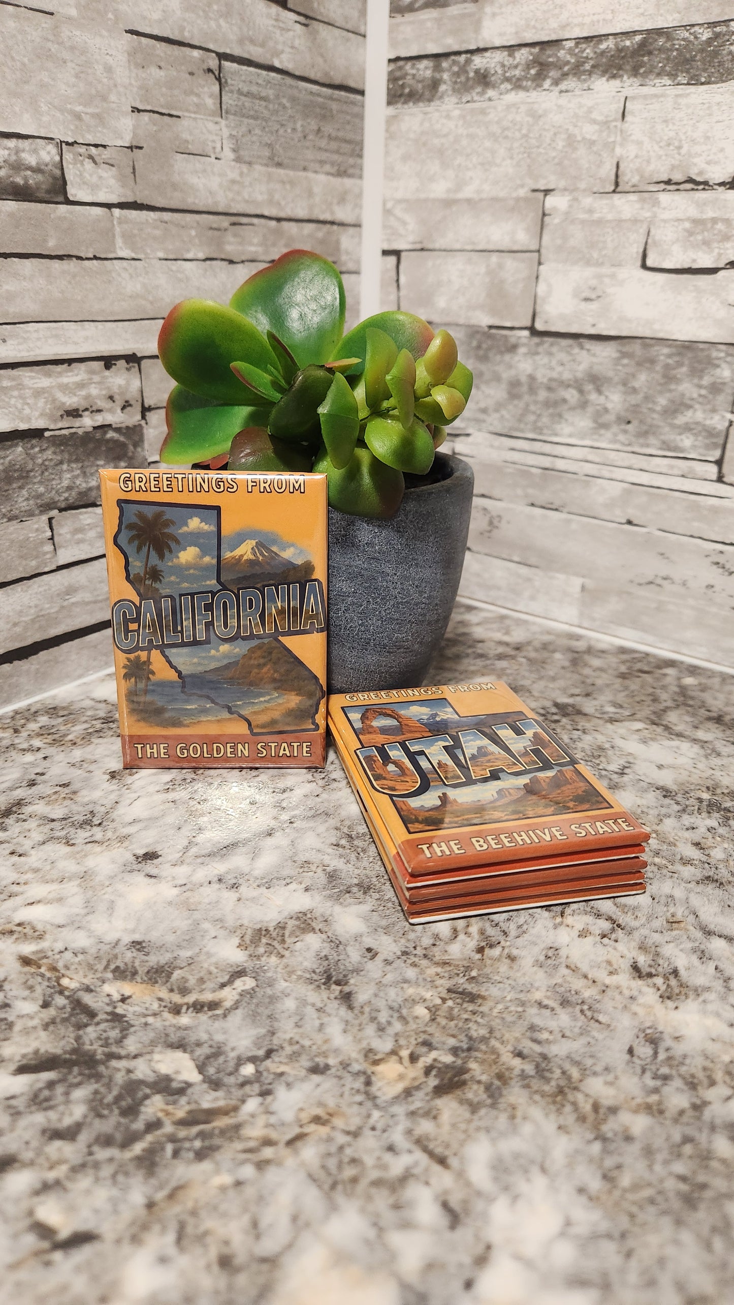 Customized Photo Magnets (pack of 6)